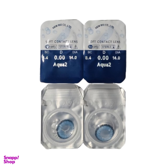 لنز چشم سالیانه نیوویژن رنگ Aque 2 شماره 26