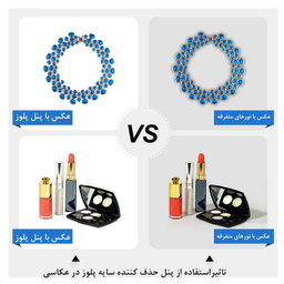 چادر عکاسی پلوز مدل Shadowless - PKT3200 به همراه پنل نور ثابت ال ای دی سایز 29×29 سانتی متر