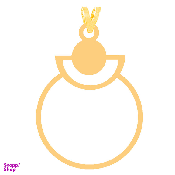 آویز گردنبند طلا 18 عیار زنانه کرابو مدل شکل هندسی Kr31578