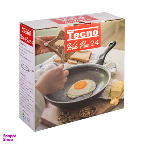 تابه تکنو مدل Wok سایز 24