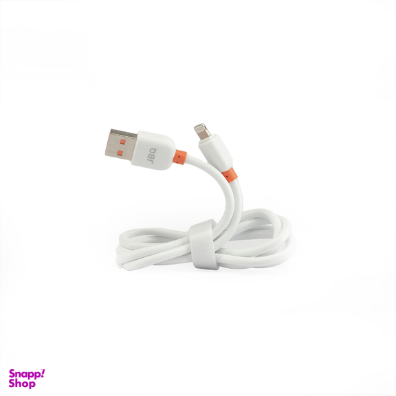 شارژر دیواری 40 وات جی بی کیو مدل F-2USB به همراه کابل Lightning