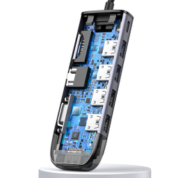 هاب 10 پورت USB-C مک دودو مدل HU-7420
