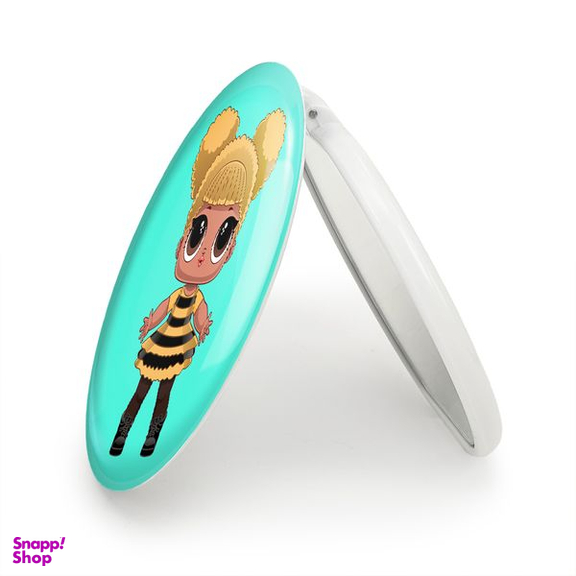 آینه جیبی خندالو طرح عروسک ال او ال LOL مدل تاشو کد 27871