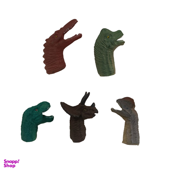 عروسک انگشتی مدل دایناسور کد 58D مجموعه 5 عددی