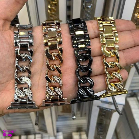 بند اپیکوی مدل Cartier Jewel Loop مناسب اپل واچ سری 1/2/3/4/5/6/7/8/SE/Ultra سایز 42/44/45/49 میلی متری