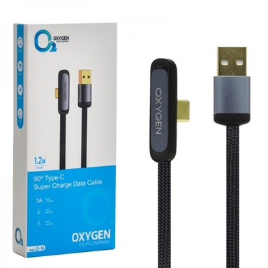 کابل دیتا Type-C به USB اکسیژن مدل LX16 آیفون طول 1.2 متر