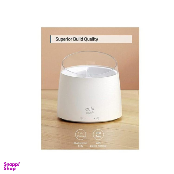 ظرف آب حیوانات خانگی یوفی مدل T7220 به همراه فیلتر آب مدل T7230