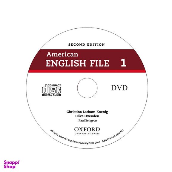 کتاب American English File 1 2nd اثر جمعی از نویسندگان انتشارات آکسفورد به همراه سی دی