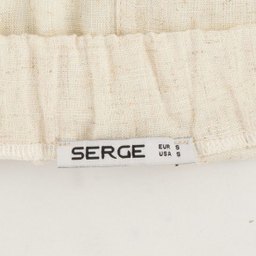 دامن زنانه سرژه مدل 210198 رنگ کرم