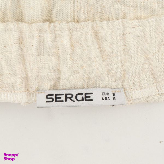 دامن زنانه سرژه مدل 210198 رنگ کرم