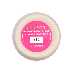 کرم پودر سوشیا شماره 510 حجم 35 میلی لیتر