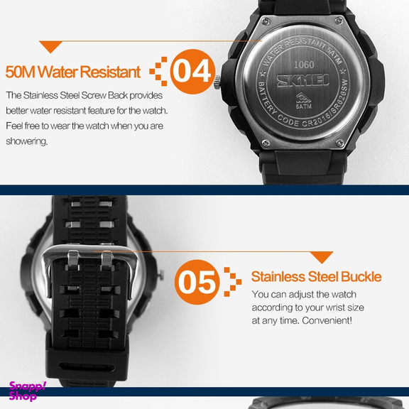 ساعت مچی عقربه ای بچگانه اسکمی مدل 1060 BK