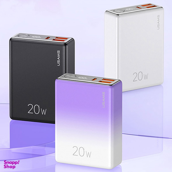 پاوربانک 20 وات یوسمز مدل US-CD192 PD20W ظرفیت 10000 میلی آمپر ساعت