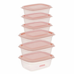 ظرف نگهدارنده نورینو مدل سامان مجموعه 6 عددی