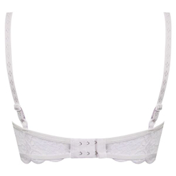 ست شورت و سوتین زنانه ماییلدا مدل فنردار گیپوری کد 4691-8585 رنگ سفید