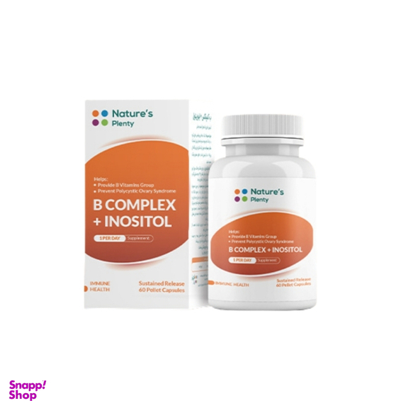 کپسول ب کمپلکس و اینوزیتول نیچرز پلنتی بسته 60 عددی
