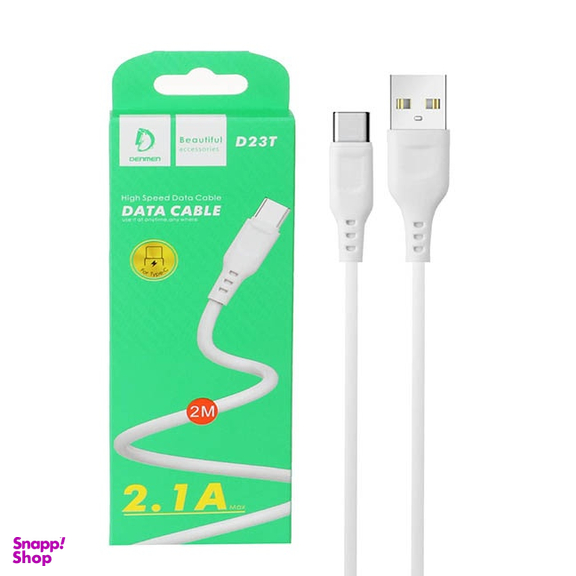 کابل دیتا USB به Type-C دنمن مدل D23T طول 1 متر