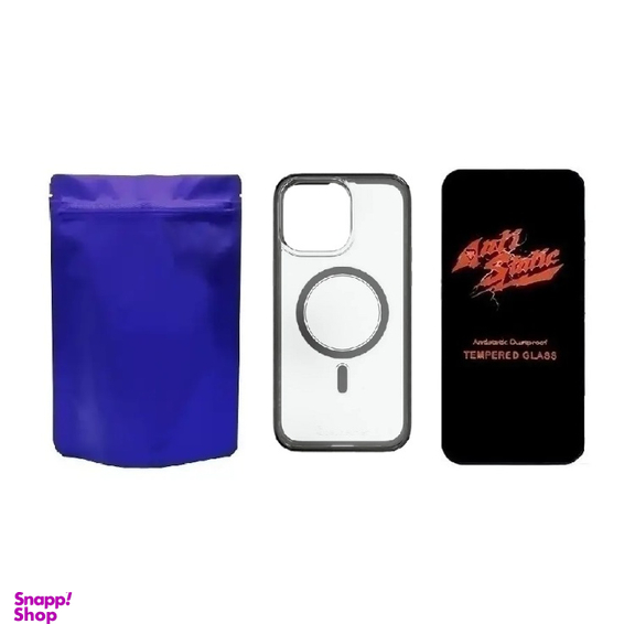 کاور گوشی موبایل مدل Magsafe کد MB مناسب اپل iPhone 16 به همراه محافظ صفحه نمایش AntiStatic