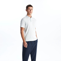 پولوشرت مردانه ال سی وایکیکی مدل Ivar رنگ سفید