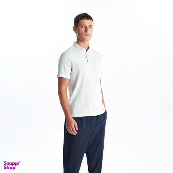 پولوشرت مردانه ال سی وایکیکی مدل Ivar رنگ سفید