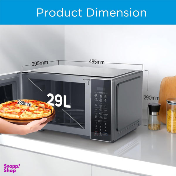 مایکروویو دارای گریل لمسی میدیا مدل EG9P032MX