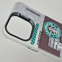 کاور موبایل طرح دار مدل استارباکس مناسب اپل iPhone 14 Pro Max