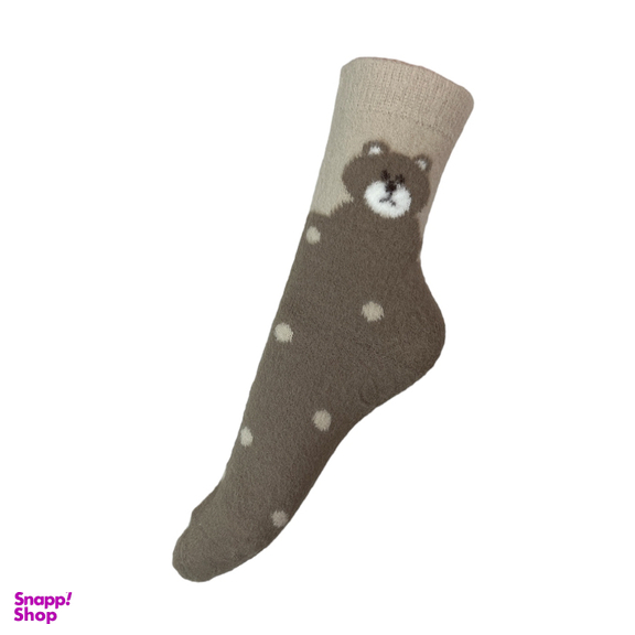 جوراب زنانه کوکو اند هانا طرح خرس کد Co-5