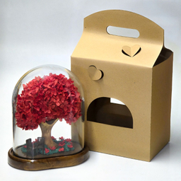 باکس درختچه گل هورتانزیا جاودان مدل آدونیس رز رنگ قرمز