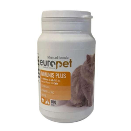 قرص مکمل تقويت سيستم ايمني گربه مدل Europet Immunis بسته 100 عددی