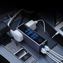 مبدل برق 300 وات پاورولوژی مدل PWCUQC044 رنگ خاکستری