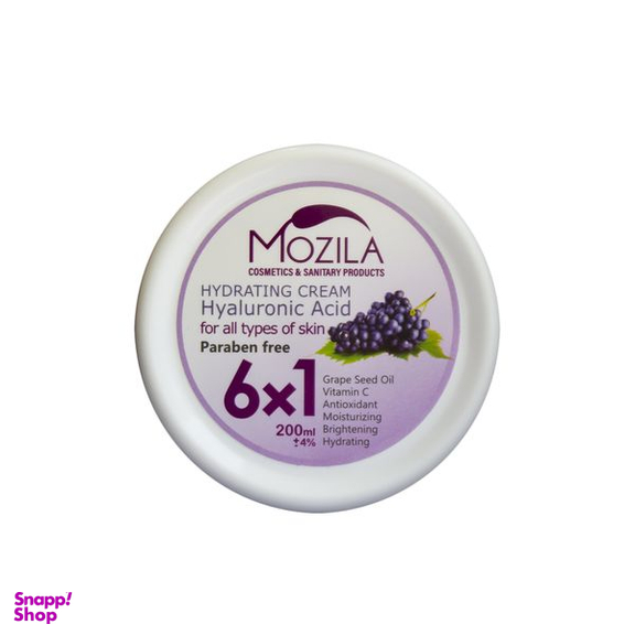 کرم آبرسان موزیلا مدل هسته انگور حجم 200 میلی لیتر