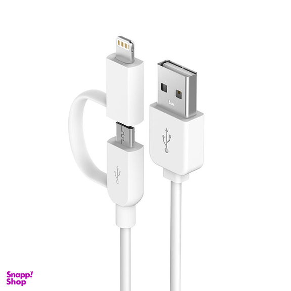 کابل دیتا دوکاره Lightning به MicroUSB دیویا مدل Smart 2in1 طول 1 متر