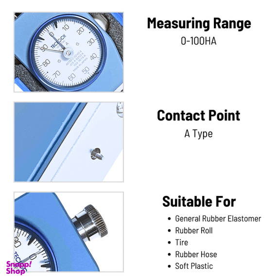 سختی سنج لاستیک Teclock مدل Shore A