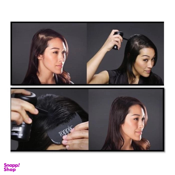 شانه پودر پشت کننده مو تاپیک مدل Fibres