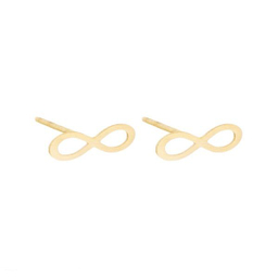 گوشواره طلا 18 عیار زنانه مدل بینهایت
