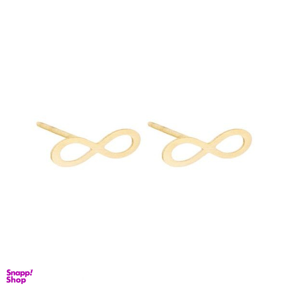 گوشواره طلا 18 عیار زنانه مدل بینهایت