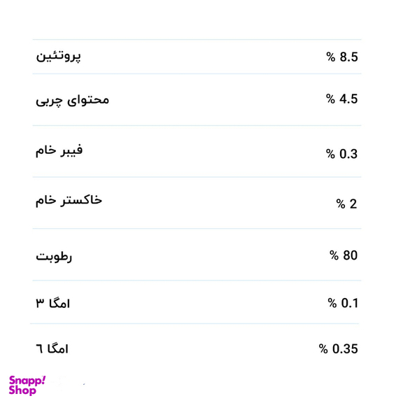 پوچ گربه بوناسیبو طعم بره وزن 85 گرم