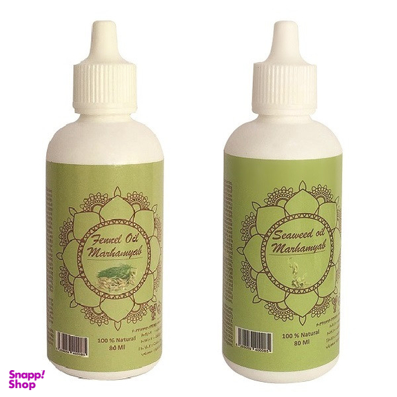 روغن مو مرهم یاب مدل جلبک دریایی و رازیانه حجم 80 میلی لیتر مجموعه 2 عددی