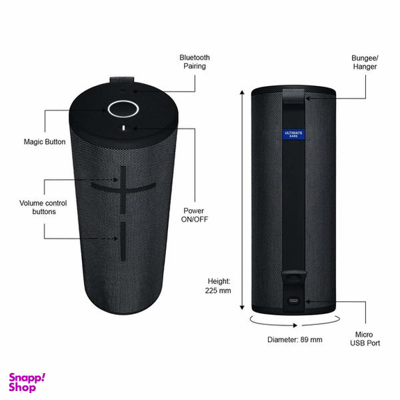 اسپیکر بلوتوث قابل حمل آلتیمیت ایرز مدل Megaboom 3