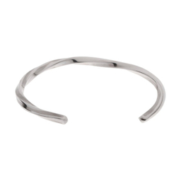 بنگل نقره زنانه مدل پیچ کد 04