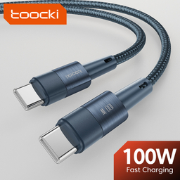 کابل دیتا 100 وات Type-C توکی مدل TQ-X08 طول 1 متر
