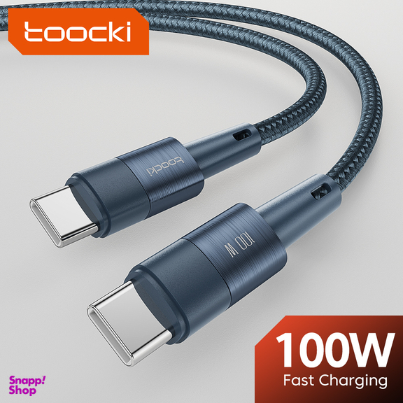 کابل دیتا 100 وات Type-C توکی مدل TQ-X08 طول 1 متر