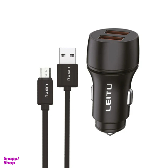 شارژر فندکی لیتو مدل LC-C8 به همراه کابل MicroUSB