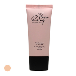 کرم ضد آفتاب رنگی رینی فلاور مدل فاقد چربی spf50 شماره rs101 حجم 30 میلی لیتر
