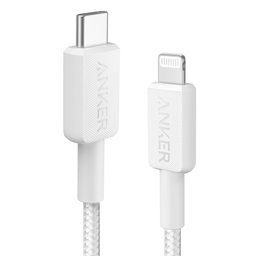کابل دیتا Type-C به Lightning انکر کد 322 مدل A81B5 طول 90 سانتی‌ متر
