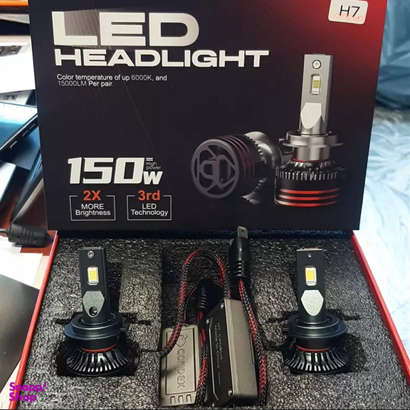 لامپ هدلایت خودرو کانپکس مدل LED h7 بسته 2 عددی