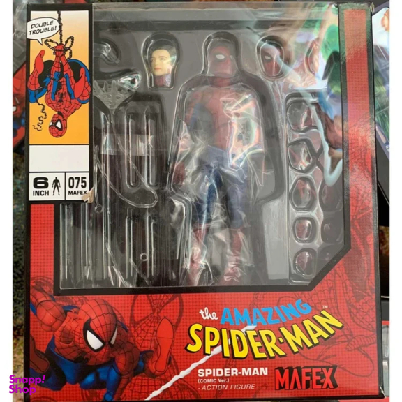 اکشن فیگور مافکس مدل اسپایدرمن طرح Spiderman کد 047
