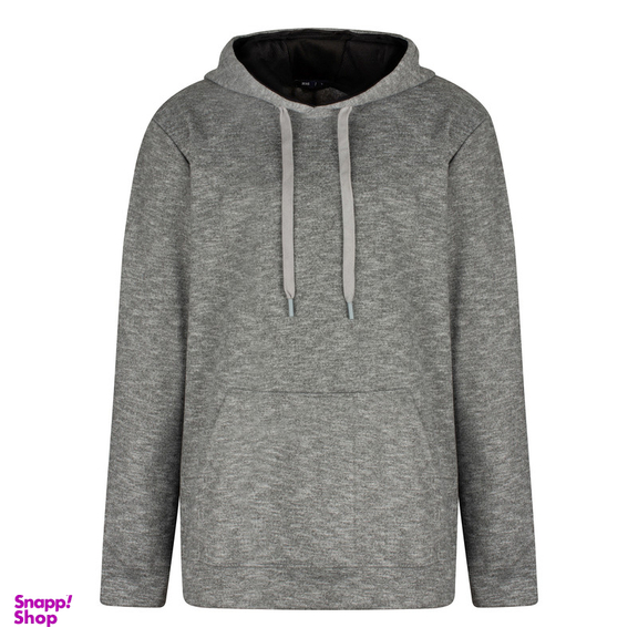 هودی مردانه آر اِن اِس مدل 12102289 رنگ طوسی