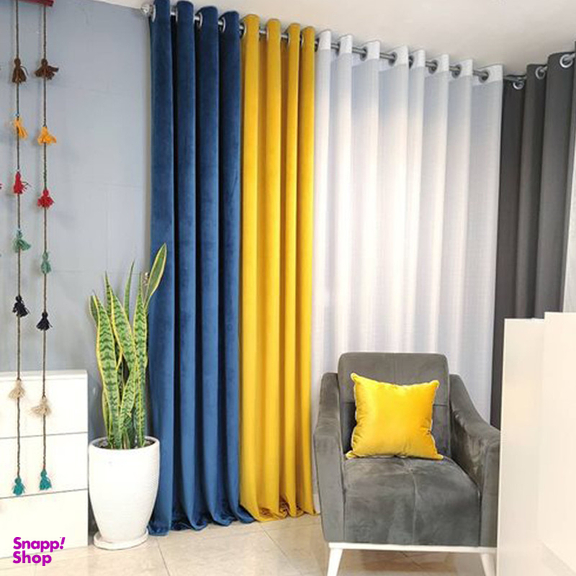 پرده فوروارد مدل FCLT90013 CHANEL VELVET STYLE مخمل سایز 280 × 150 سانتی متر