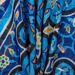 شال زنانه طرح کاشی کد 06